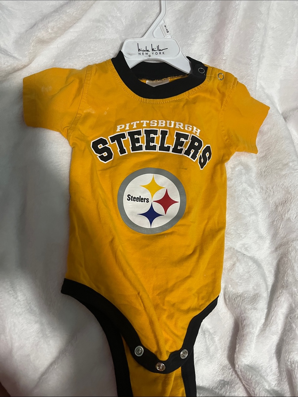Gold Baby One-Piece Bodysuit
